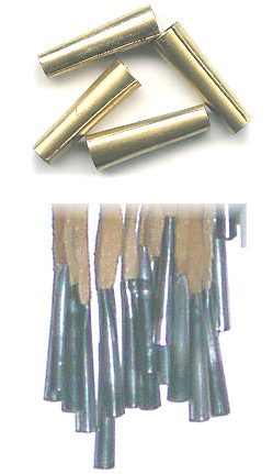 6x19mm (3/4") Brass JINGLE CONES