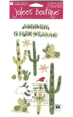 Jolees' Boutique Le Grande® *Cactus with Lights* Dimensional STICKER Embellishments