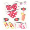 Jolee's Boutique® *Beach Bikini* Dimensional STICKER Embellishments