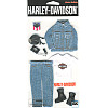 Jolee's Boutique® *Harley-Davidson® Denim Collection* Dimensional STICKER Embellishments