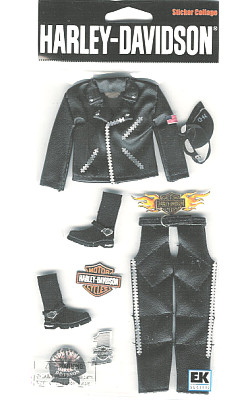Jolee's Boutique® *Harley-Davidson® Leather Collection* Dimensional STICKER Embellishments