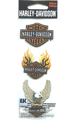 Jolee's Boutique® *Harley-Davidson® Color Logos* Dimensional STICKER Embellishments