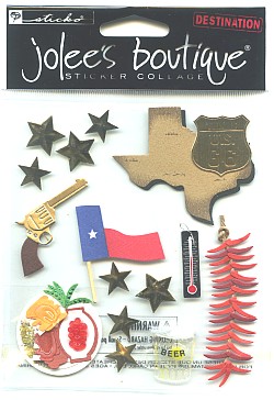 Jolee's Boutique Destinations® *Texas* Dimensional Embellishments