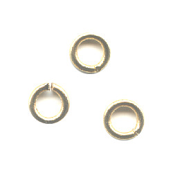 4.8mm Round Gold Plated (19 gauge) JUMP RINGS