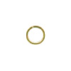 10mm Smooth Round Gold Plated (16 gauge) JUMP RINGS