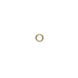 4mm Round Gold Plated (22 gauge) JUMP RINGS