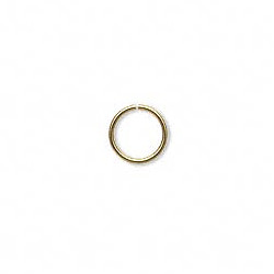 8.5mm Smooth Round Gold Plated (20 gauge) JUMP RINGS