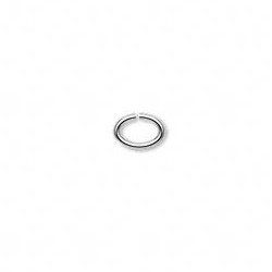 5x7mm Oval Sterling Silver (18 gauge) JUMP RINGS