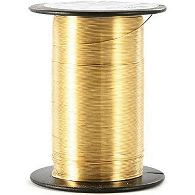 THE BEADERY™ 40 yds. - 28 Gauge JEWELRY WIRE (2495-212): Gold