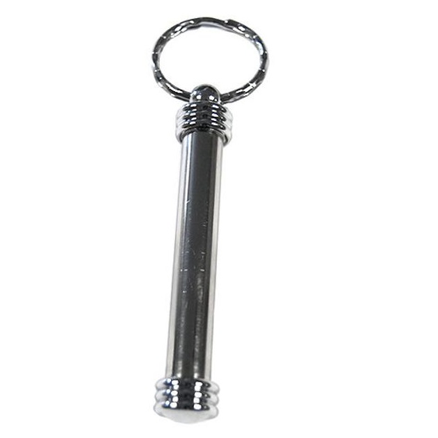 Secret Compartment Chrome Beadable KEYCHAIN KIT