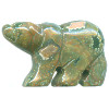 22x35mm Kambaba Jasper 3-D BEAR Animal Fetish Pendant/Focal Bead