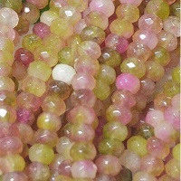 4x6mm Kunzite FACETED RONDELLE Beads