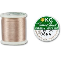 MIYUKI® (KO) Japanese Nylon BEADING THREAD Size B, 50 Meters (55 Yards) - #08 Natural