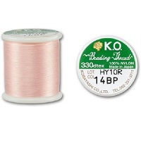 MIYUKI® (KO) Japanese Nylon BEADING THREAD Size B, 50 Meters (55 Yards) - #14 Baby Pink