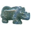 12x20mm Lapiz Lazuli RHINOCEROS Animal Fetish Bead