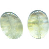 13x18mm Lemon Quartz SCARAB, BEETLE Beads