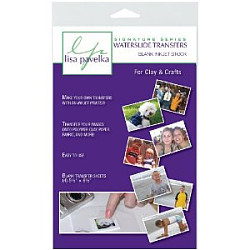 Lisa Pavelka Signature Series 5 1/2" x 8 1/2" InkJet WATERSLIDE TRANSFER Sheets