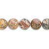 10mm Leopardskin Jasper ROUND Beads