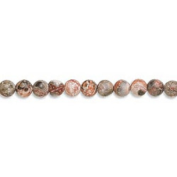 4mm Leopardskin Jasper ROUND Beads