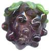 13x15mm Lampwork Glass BLACKBERRY Beads