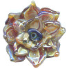 30mm *DAHLIA GLORY* Sculpted Lampwork Focal/Pendant Bead ~ Lluvia Brito