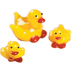 12mm to 18mm Lampwork Glass DUCK Family Beads