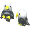 15x18mm Lampwork Glass BALD EAGLE Beads