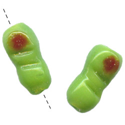 11x18mm Lampwork Glass Halloween MONSTER/WITCH FINGER Beads