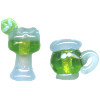 12mm & 20mm Lampwork Glass MARGARITA Glass & Pitcher Beads