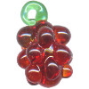 12x18mm Lampwork Glass RASPBERRY Charm Bead