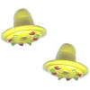 15x20mm Lampwork Glass SOMBRERO Beads