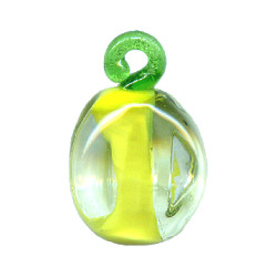 13x24mm Lampwork Glass STARFRUIT Charm Bead