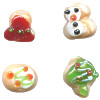 6x12mm Lampwork Glass Christmas SUGAR COOKIE Beads