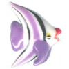 Lampwork Glass ANGEL FISH Bead - Lavender