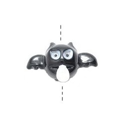 15x27mm Lampwork Glass Bratty BAT Bead