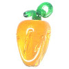 14x22mm Lampwork Glass Amber BELL PEPPER Pendant/Focal Bead