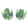 16x20mm Lampwork Glass CACTUS Beads