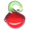 10x16mm Lampwork Glass CHERRY Charm Bead