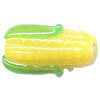 10x20mm Lampwork Glass Yellow CORN Beads