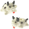 Lampwork Glass COW Beads