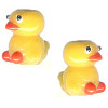 13x18mm Lampwork Glass DUCKLING, CHICK Beads
