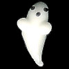 18x30mm Lampwork Glass Halloween GHOST Bead