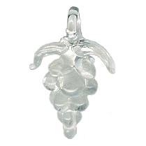 20x30mm *Vintage* Tiawan Lampwork Glass GRAPE CLUSTER Pendant/Focal Bead