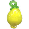 15x25mm Lampwork Glass LEMON Charm Bead