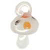 10x17mm Lampwork Glass MUSHROOM Charm Beads