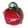 12x16mm Lampwork Glass POMEGRANATE Charm Beads