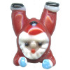 16x24mm Lampwork Glass SANTA Bead