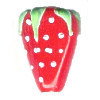 13x17mm Lampwork Glass STRAWBERRY Bead