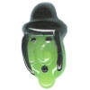 12x28mm Lampwork Glass Halloween WITCH Bead