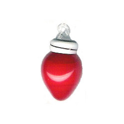 18x26mm Lampwork Glass CHRISTMAS LIGHT Charm/Pendant Bead